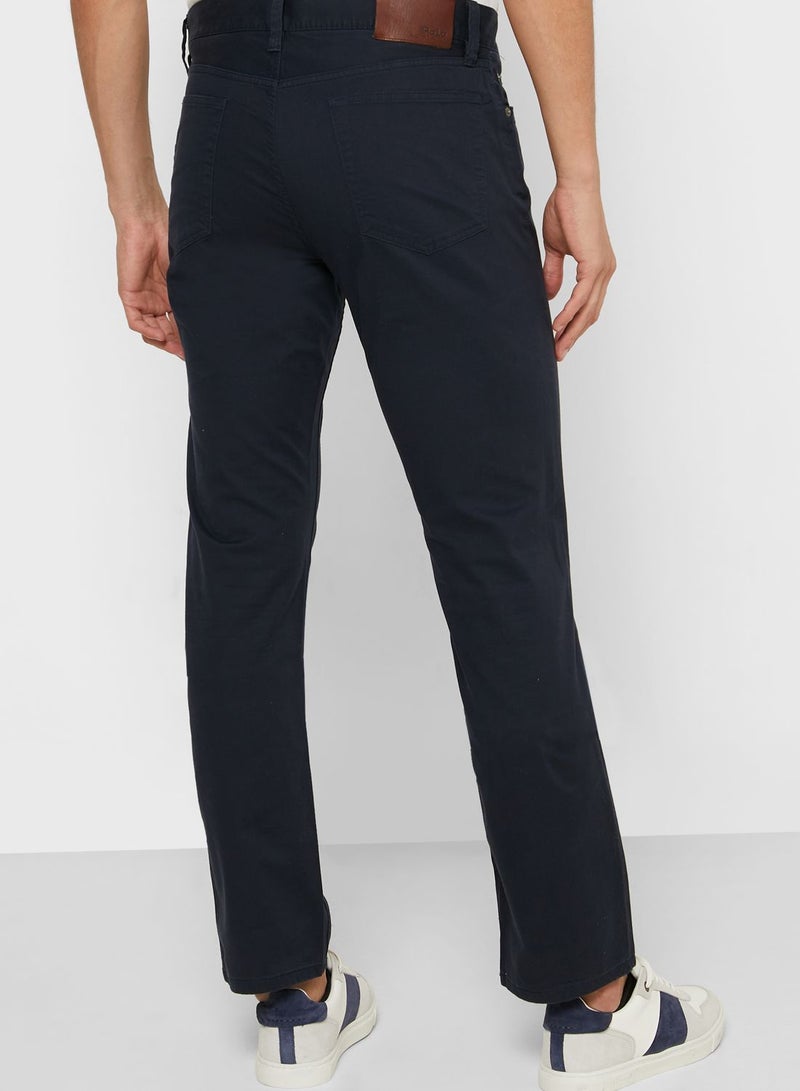 بولو رالف لورين جينز بقصة مستقيمة ولون باهت قليلاً كحلي - Image 3