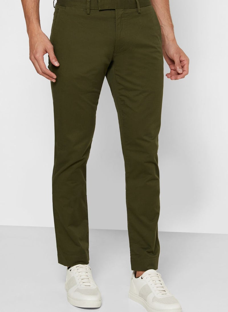 بولو رالف لورين سروال قصير ضيق أخضر - Image 1