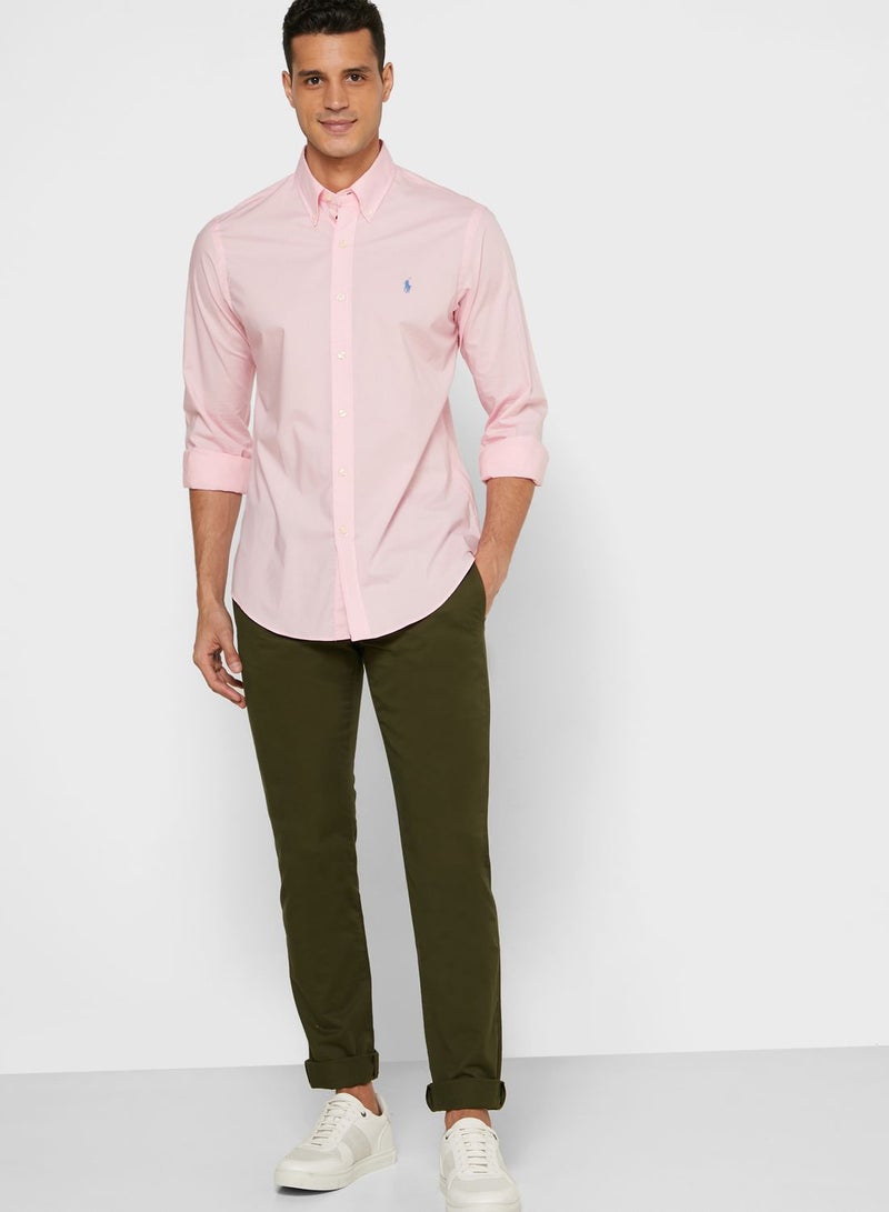 بولو رالف لورين سروال قصير ضيق أخضر - Image 2