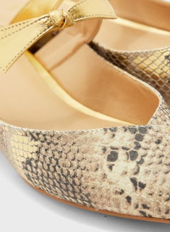 FYOR Slingback Low Heel Pumps Multicolour  - Image 4
