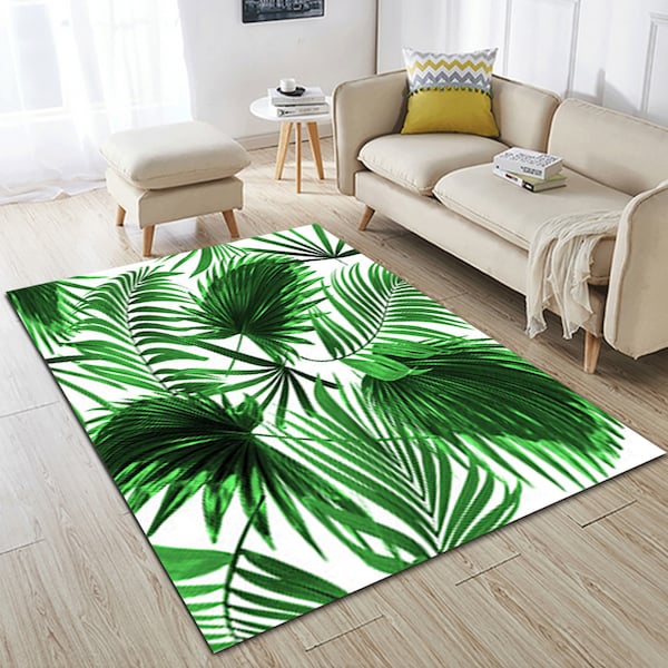 بساط أرضية بطابع أوروبي أخضر 40x60(WxL)سم  - Image 2