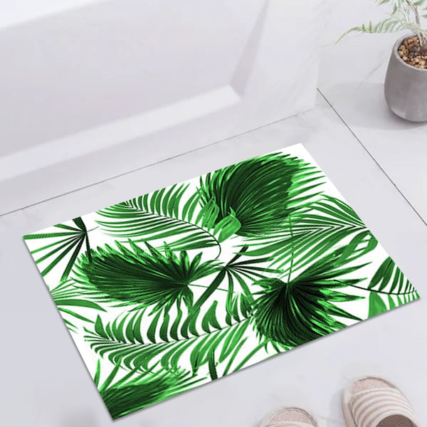بساط أرضية بطابع أوروبي أخضر 40x60(WxL)سم  - Image 5