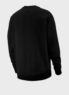 Nike Logo Detail Club Sweatshirt Black  - Image 2
