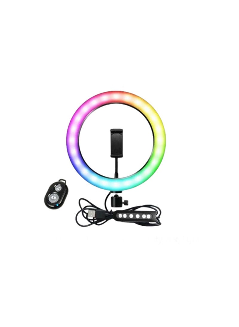 Led Ring Selfie Rgb Light Black/White