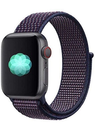 Nylon Sport Loop Band Replacement Wristband For Apple I watch 1/2/3/4 Series Indigo - v1610110474/N43334754A_1
