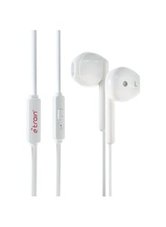 Stereo Wired In-Ear Earphones With Mic White