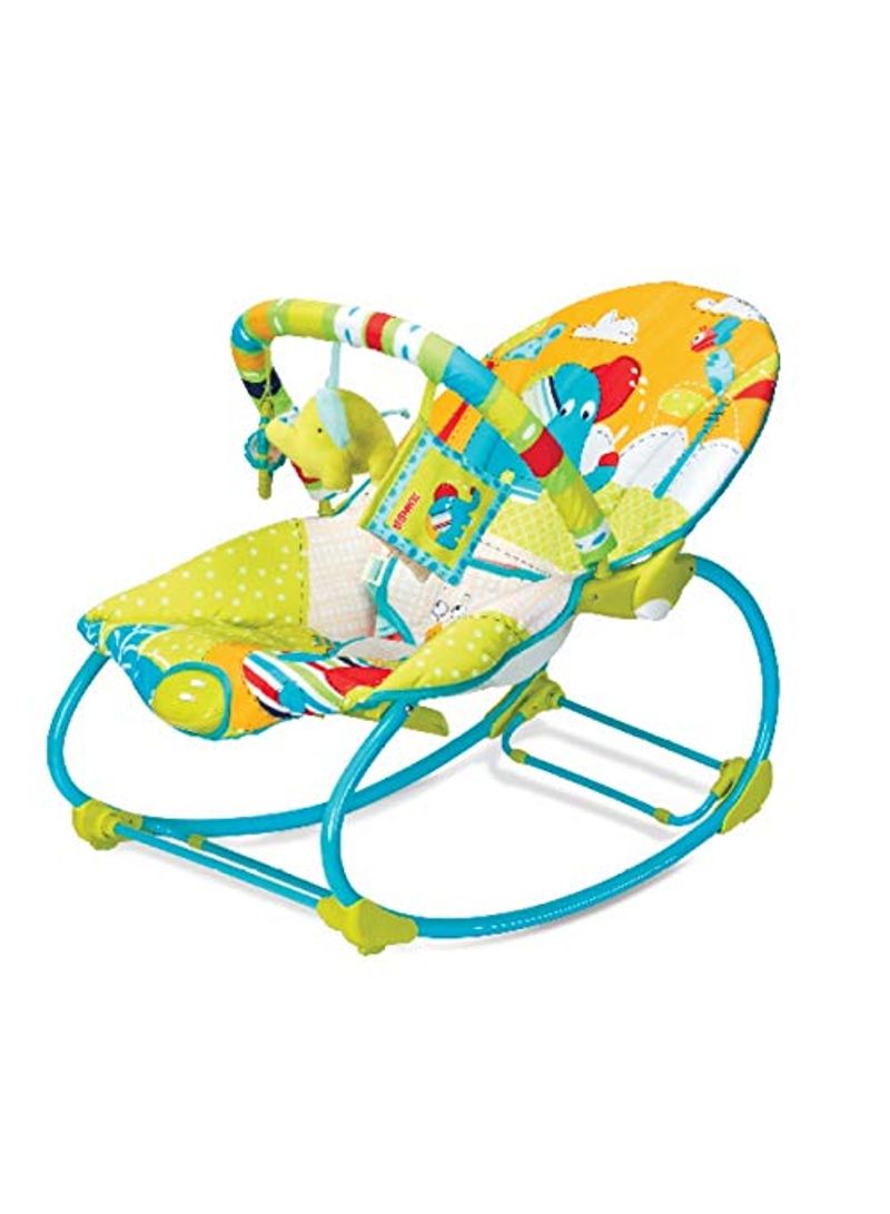 Mastela Elephant Printed Newborn To Toddler Baby Rocker  - Image 1