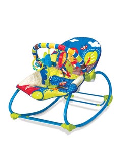 Mastela Lion Printed Baby Rocker With Hanging Soft Newborn To Toddler  - Image 1