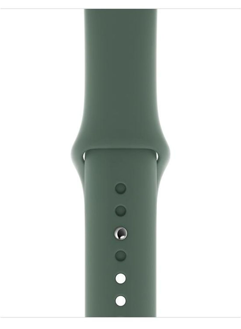 Generic - Sport Silicone Band For Apple Watch 42mm/ 44mm Pine Green - Image 1