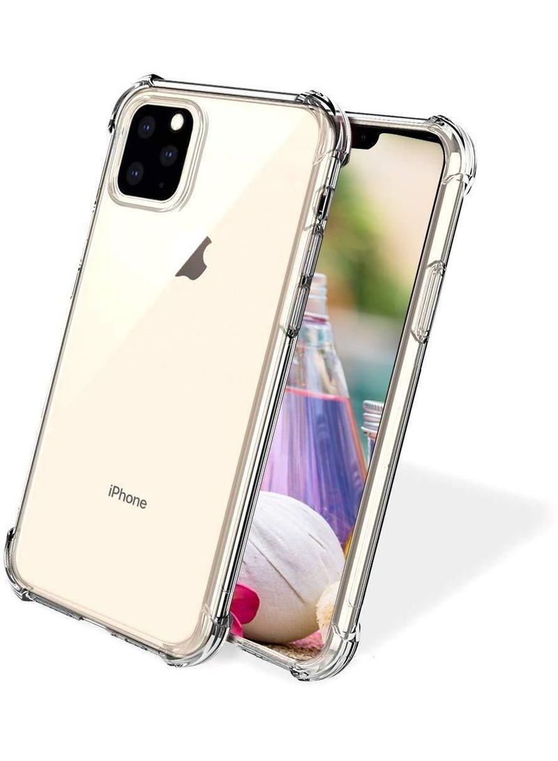 9H High Protection Silicone Back Cover For Iphone 11 Pro Max Clear - Image 1