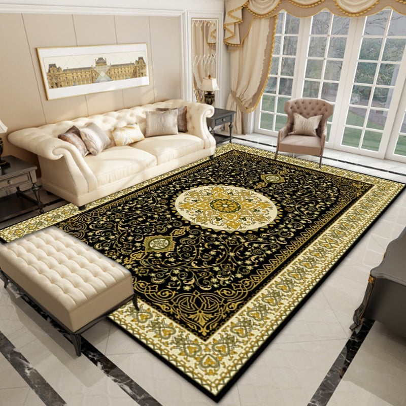 سجادة عصرية مضادة للانزلاق بتصميم أشكال ملونة من قطعة واحدة متعدد الألوان 50x80سم - Image 1