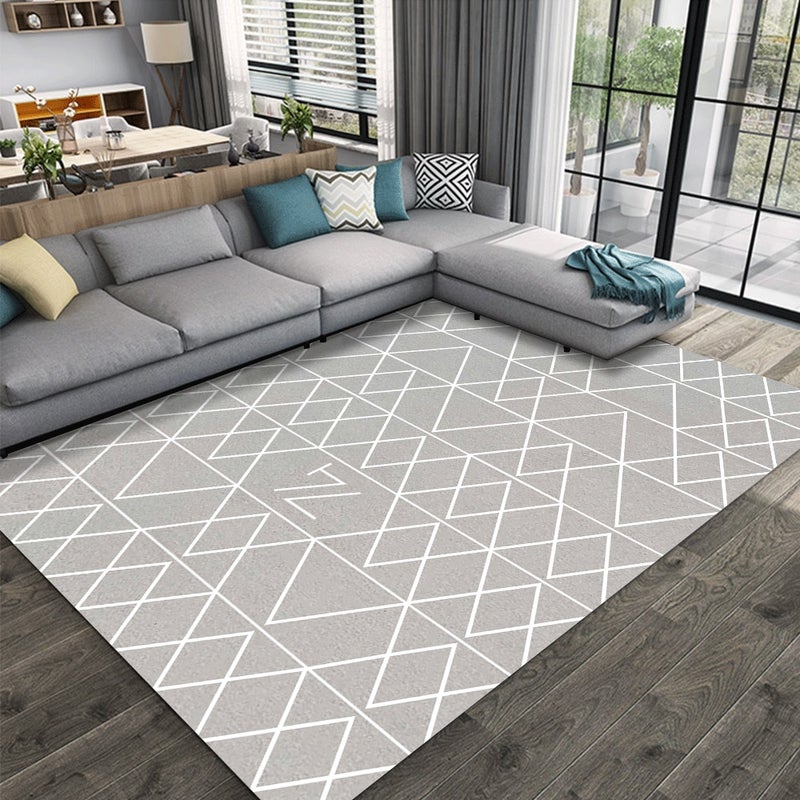 Simple Nordic Style Anti-Slip Fashion Carpet Grey 60x90cm  - Image 1