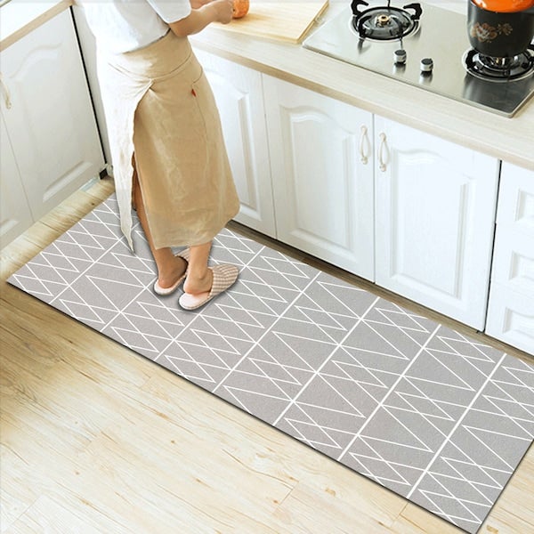 Simple Nordic Style Anti-Slip Fashion Carpet Grey 60x90cm  - Image 2