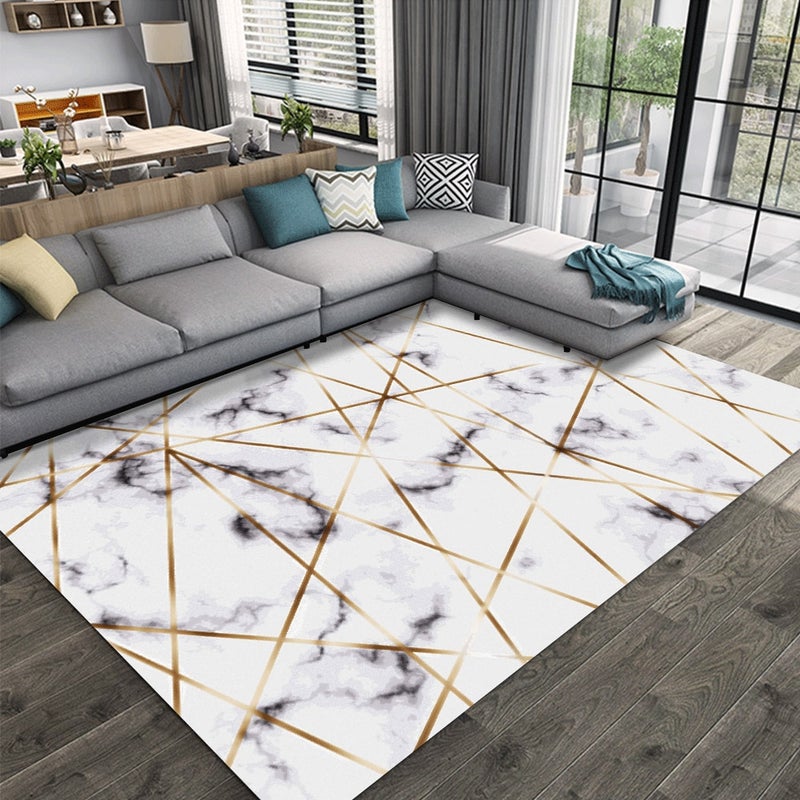 Nordic Style Geometry Print Anti-Slip Fashion Carpet Multicolour 60x90cm  - Image 1