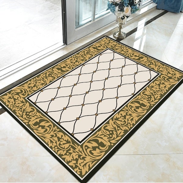 Vintage Luxury Anti-Slip Fashion Carpet Multicolour 60x90cm  - Image 2