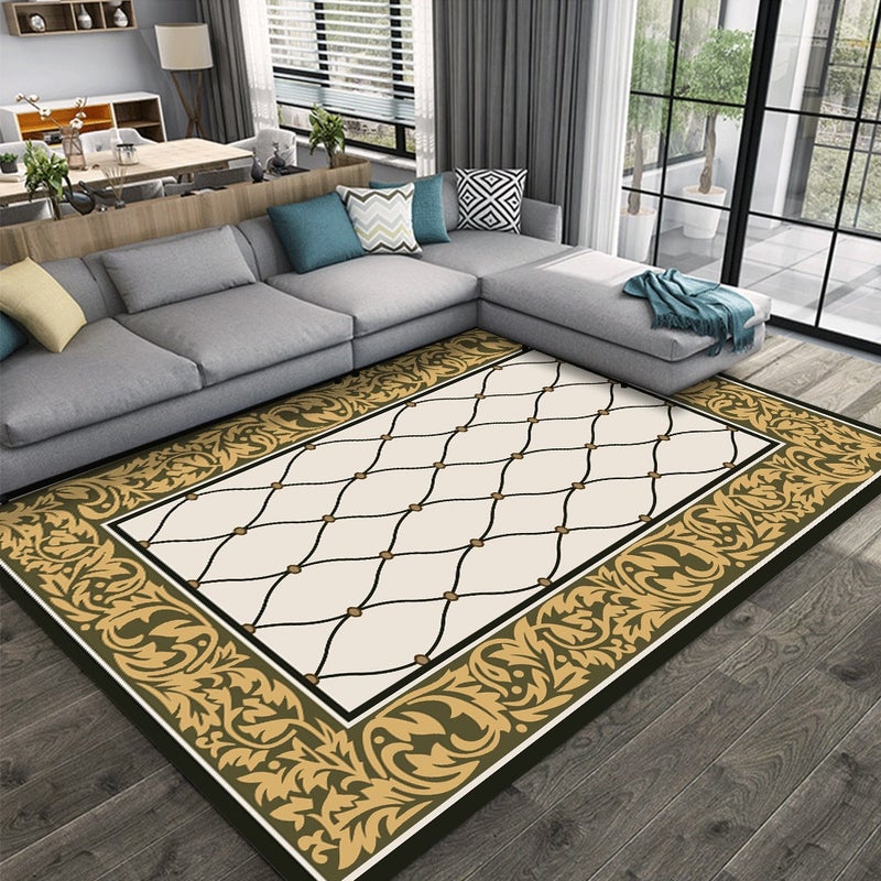 Vintage Luxury Anti-Slip Fashion Carpet Multicolour 60x90cm  - Image 1