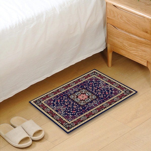 Generic - 1-Piece Dustproof Color Block European Style Carpet Multicolour 50x80cm - Image 1