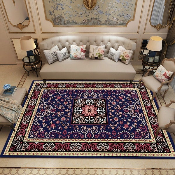 Generic - 1-Piece Dustproof Color Block European Style Carpet Multicolour 50x80cm - Image 1