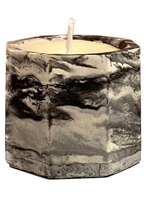Natural Beeswax Candle Moon 4.5 x 5.5cm