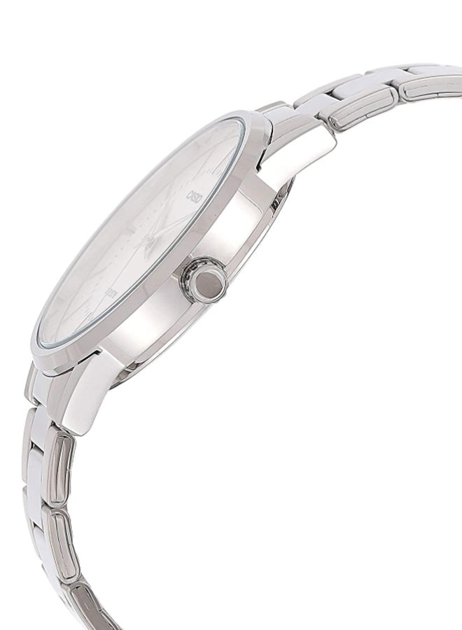 كاسيو ساعة يد بعقارب وسوار من الستانلس ستيل طراز LTP-1303D-7AVDF للنساء - Image 3