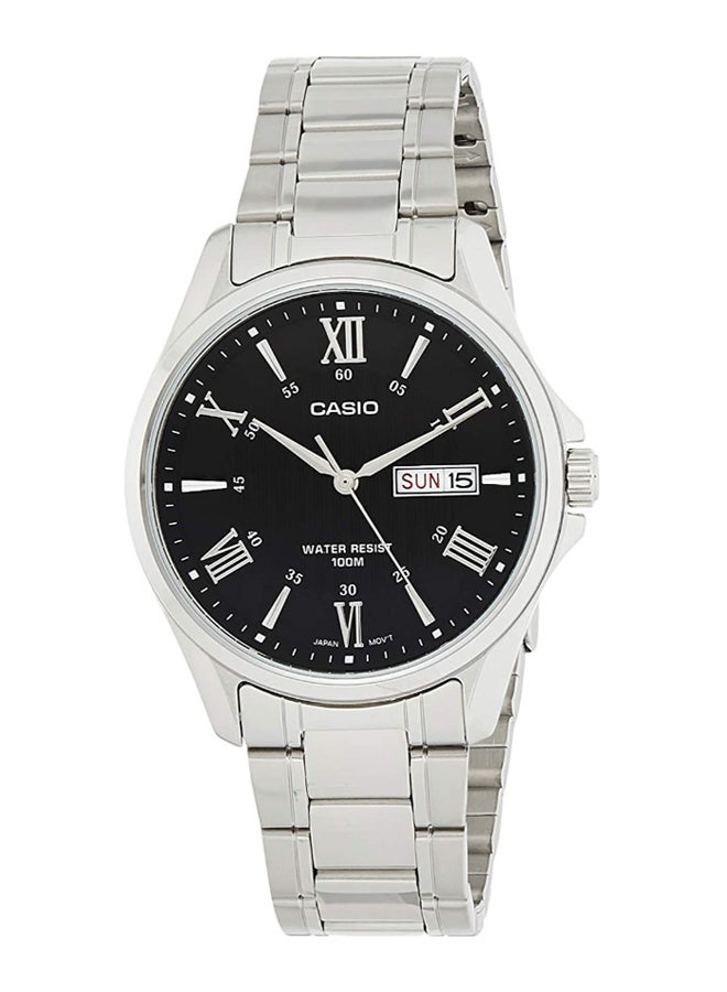 CASIO Men's Stainless Steel Analog Watch MTP-1384D-1AVDF  - Image 1