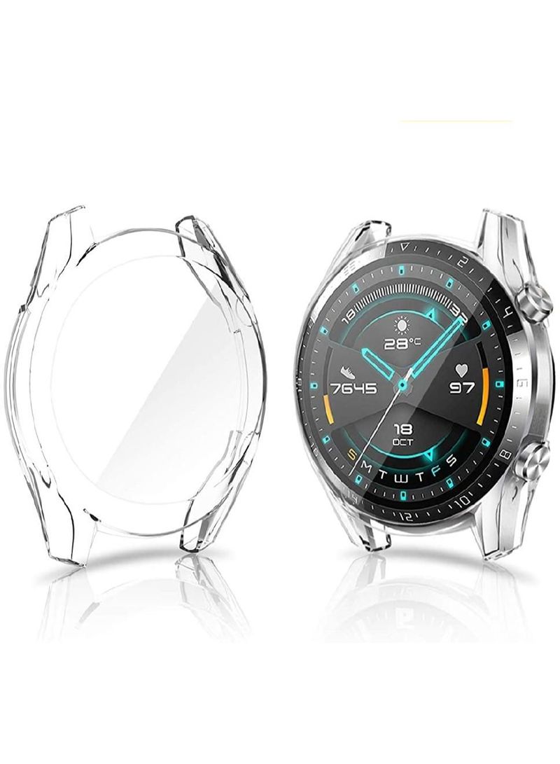Full Protection Smartwatch Case For Honor Magic 2 Watch Clear - Image 1