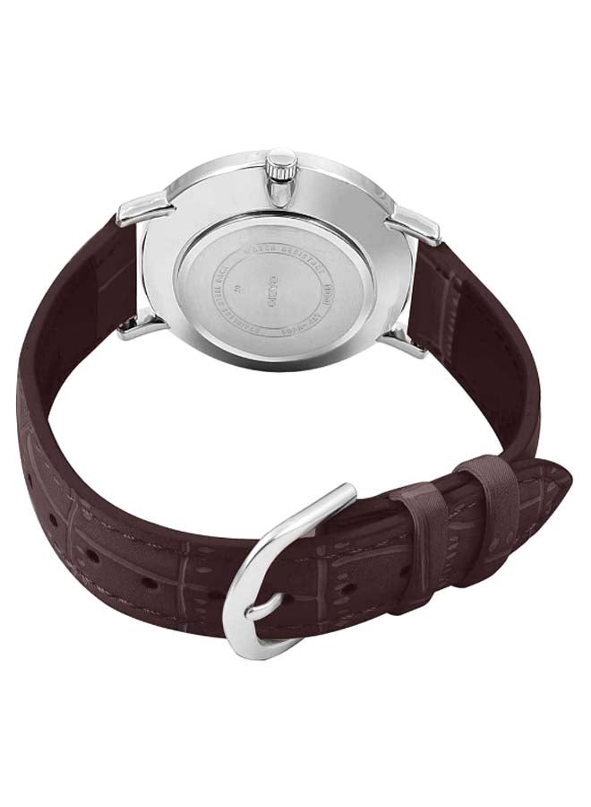 CASIO Women's Leather Analog Wrist Watch LTP-VT01L-2BUDF - 33 mm - Brown - Image 2