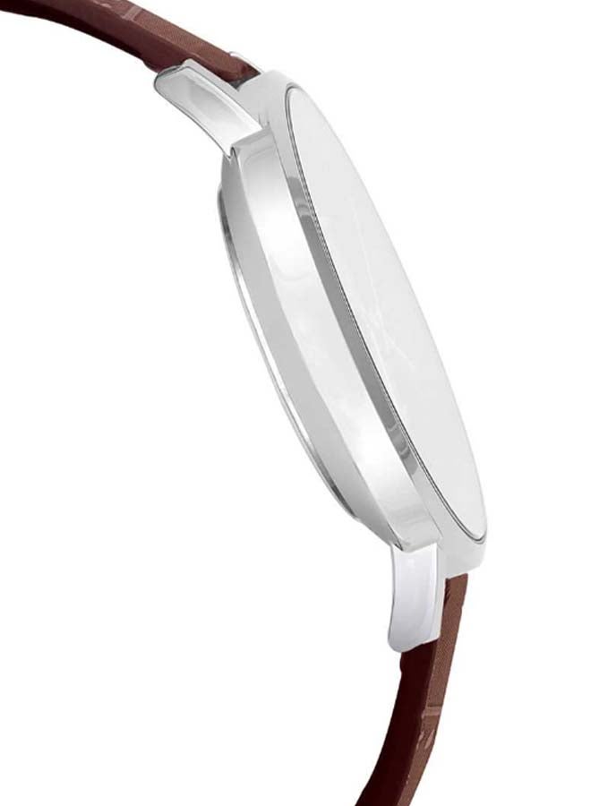 CASIO Women's Leather Analog Wrist Watch LTP-VT01L-2BUDF - 33 mm - Brown - Image 3