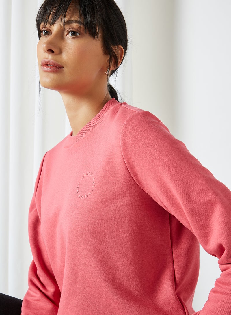 NOISY MAY - Logo Sweatshirt Carmine(17- - Image 1