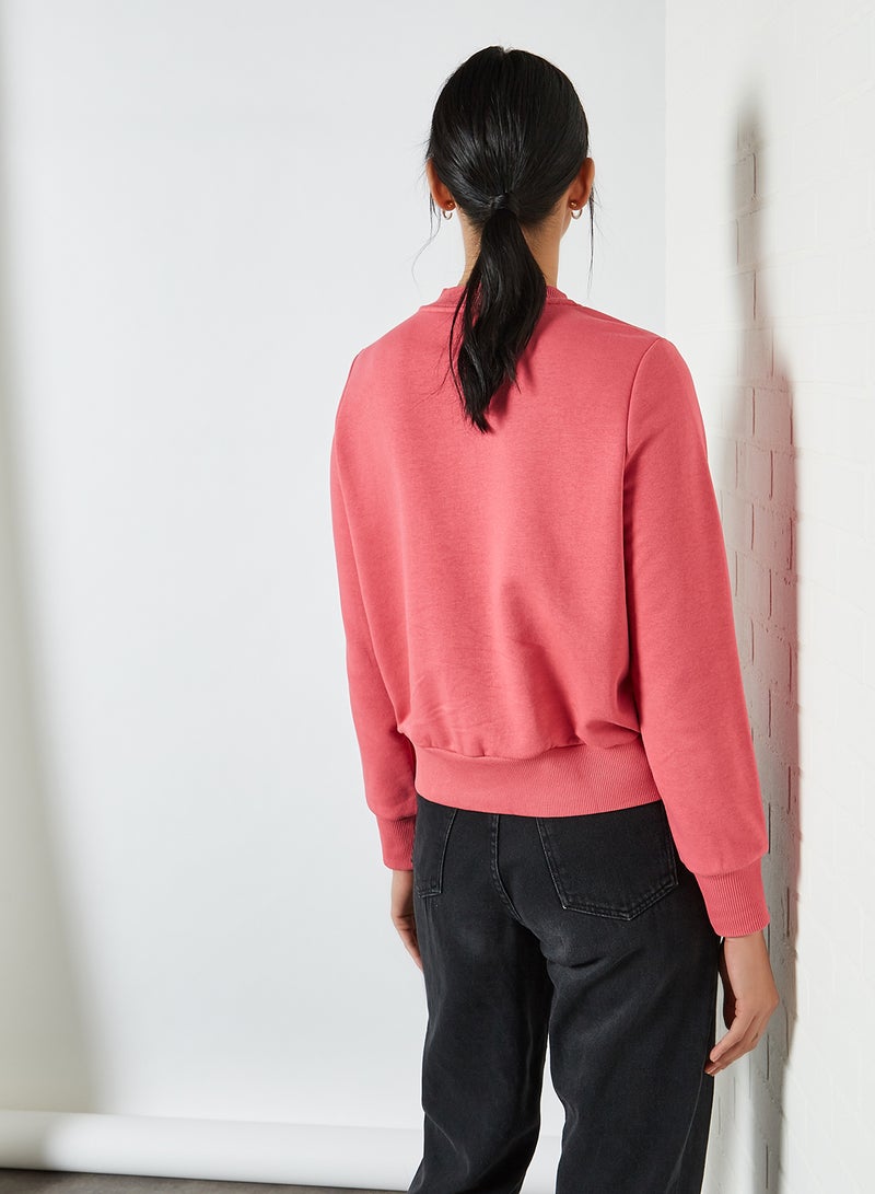 NOISY MAY - Logo Sweatshirt Carmine(17- - Image 1