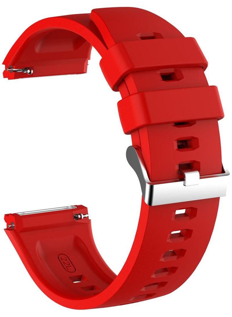 سوار بديل من السيليكون للساعة الذكية هواوي GT2E أحمر - Image 1