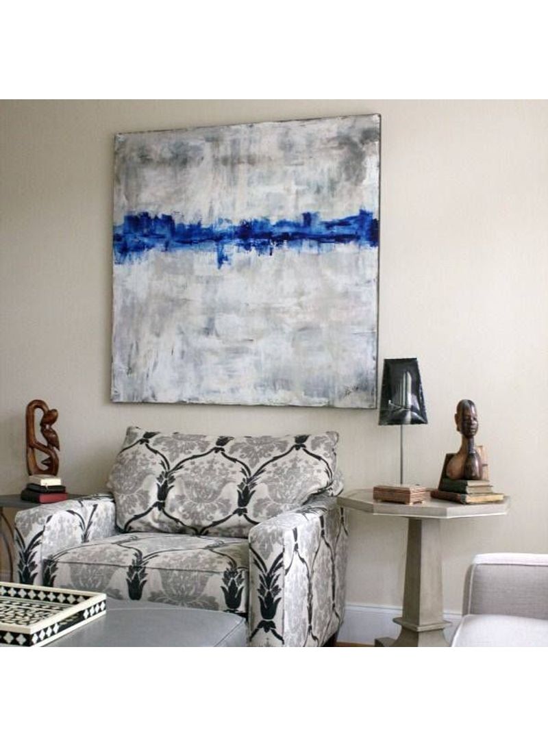 Fast Print Abstract Design Framed Vinyl Tableau Multicolor 180x180cm 