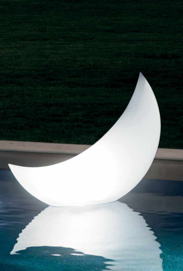 انتكس ضوء LED عائم على شكل الهلال - Image 2