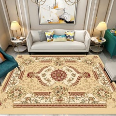 Modern Simple Bedroom Kitchen Floor Soft Rug Yellow 50x80(WxL)cm