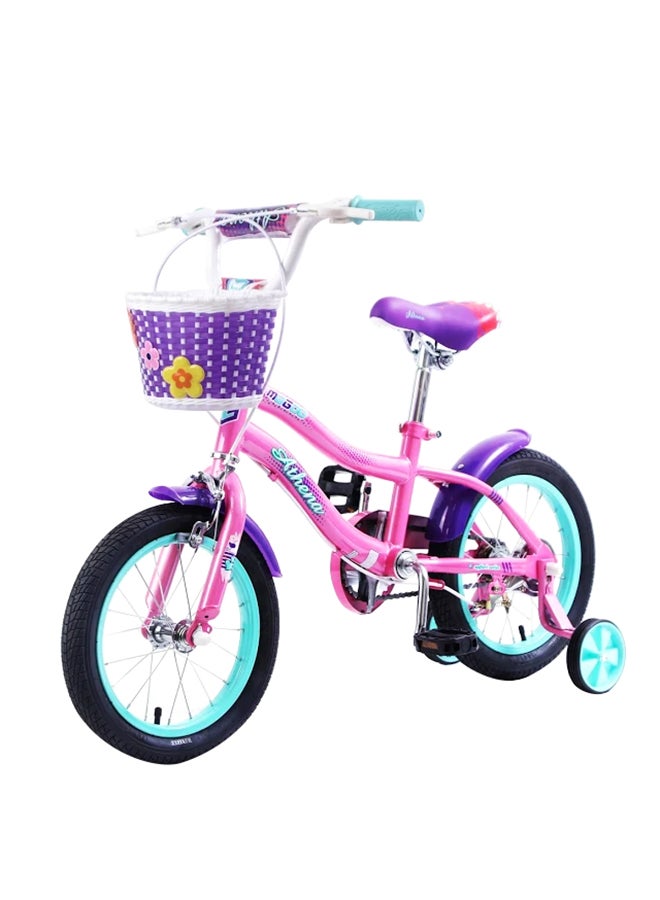 MOGOO Athena 14-Inch Kids Bike | 14-Inch Wheel Size | Adjustable Seat | Pink Color 14inch - Image 1