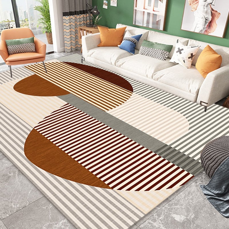 1-Piece Eco-friendly Anti-Slip Living Room Floor Rug Multicolour 40x60cm - Image 1
