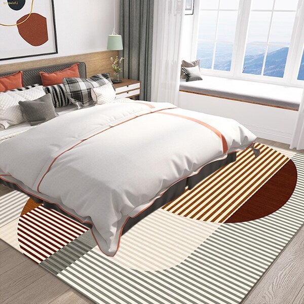 1-Piece Eco-friendly Anti-Slip Living Room Floor Rug Multicolour 40x60cm - Image 3