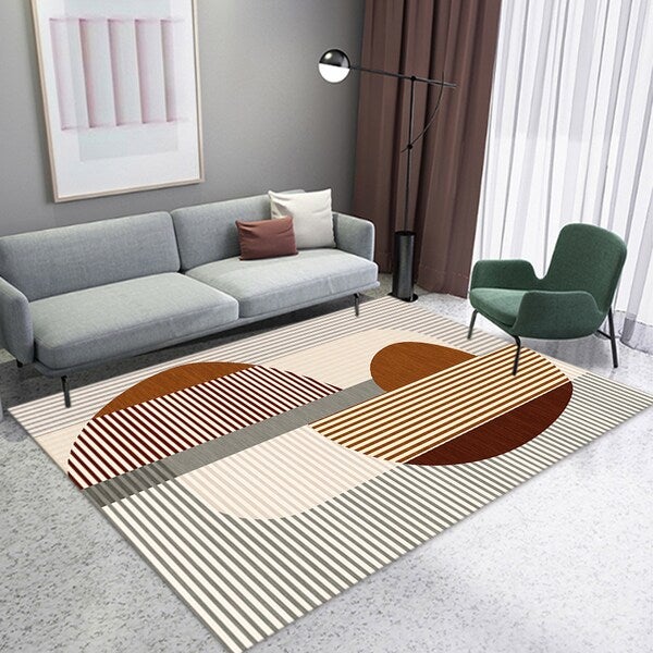 1-Piece Eco-friendly Anti-Slip Living Room Floor Rug Multicolour 40x60cm - Image 4