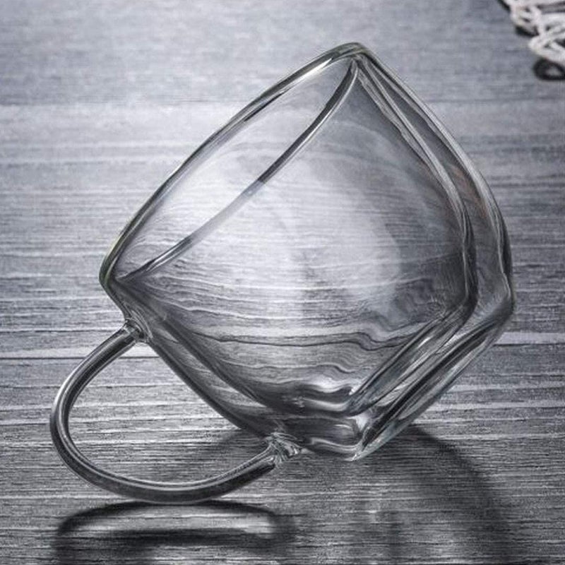 BLACKSTONE 2-Piece Double Wall Glass Tumbler Set Clear  - Image 4