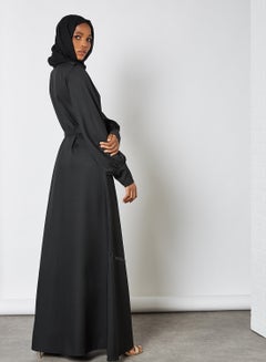 Sequin Embellished Abaya Black - v1610172734/N41217644V_2