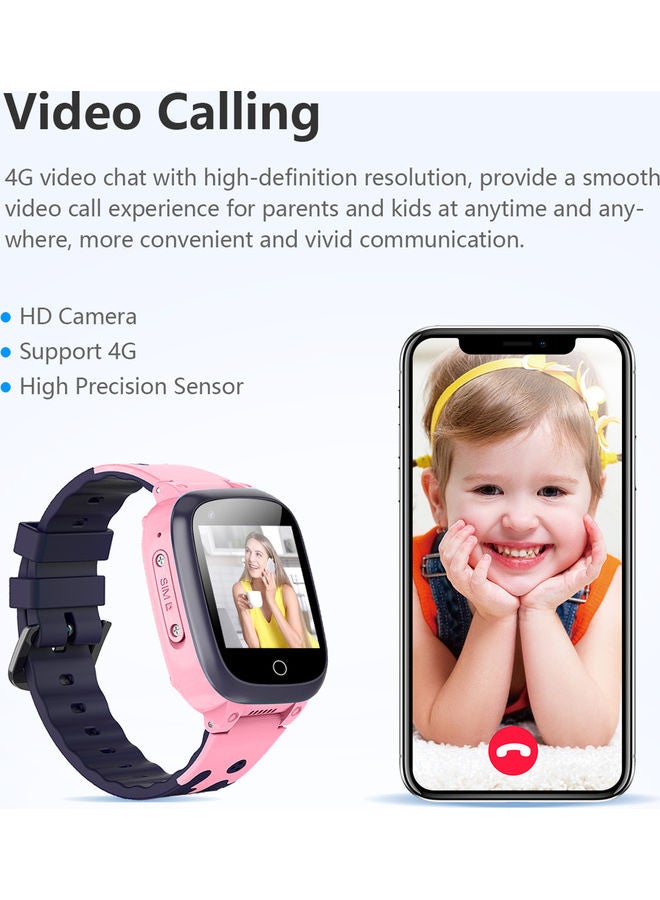 LT25 4G Children Intelligent Watch Pink - Image 4
