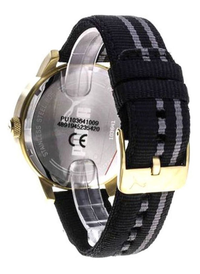 PUMA men Nylon Analog Watch PU103641009 - 46 mm - Black/Grey  - Image 2