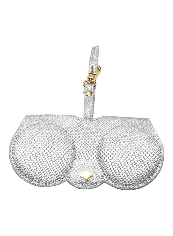 Generic - Protective Storage Sunglasses Case Bag Silver - Image 1