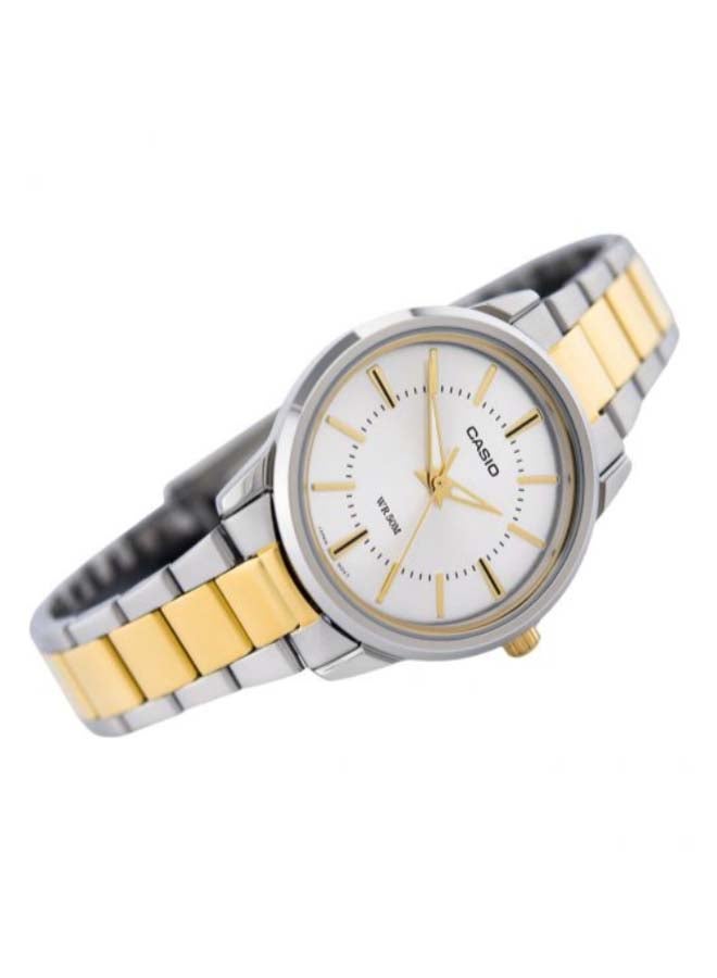 CASIO Women's Stainless Steel Analog Wrist Watch LTP-1303SG-7AVDF - 36 mm - Gold/Silver  - Image 2