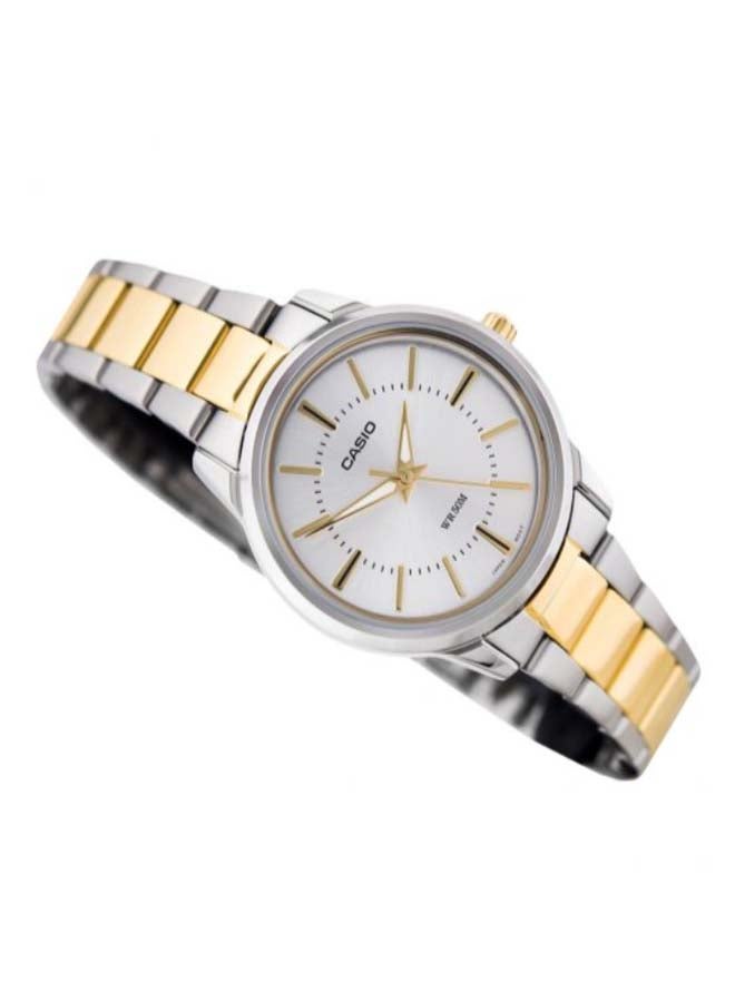 CASIO Women's Stainless Steel Analog Wrist Watch LTP-1303SG-7AVDF - 36 mm - Gold/Silver  - Image 3