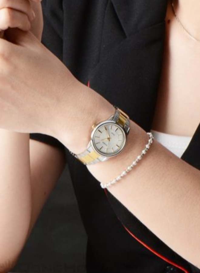 CASIO Women's Stainless Steel Analog Wrist Watch LTP-1303SG-7AVDF - 36 mm - Gold/Silver  - Image 5