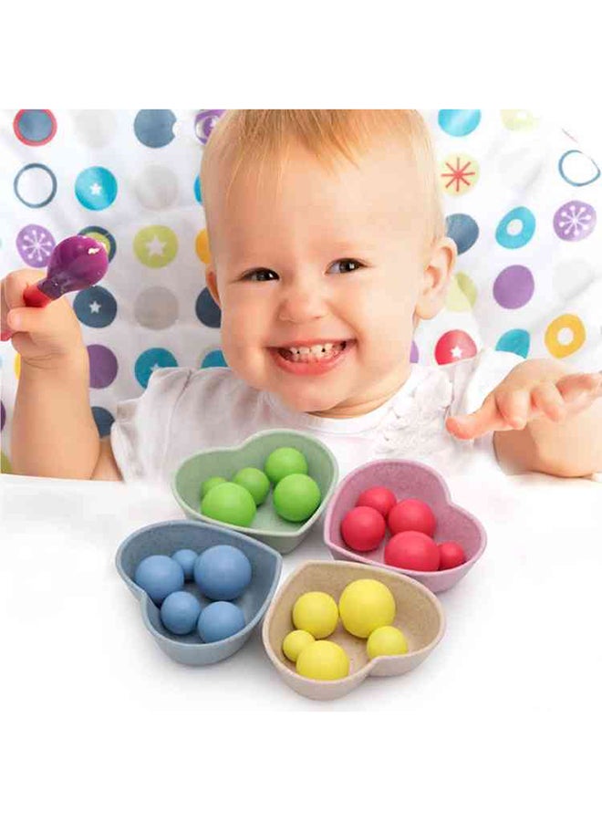 Counting Montessori Ball Set With Number Flash Cards