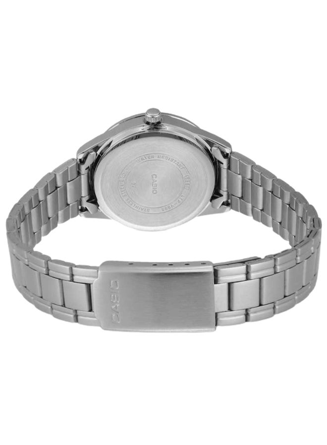 CASIO Women's Dress Stainless Steel Analog Wrist Watch LTP-V005D-7B2UDF - 34 mm - Silver - Image 3