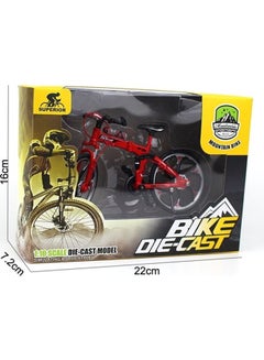Generic Die Cast City Miniature Bike Red Box Size: 17.8cm x 6cm x 10.8cmcm  - Image 5