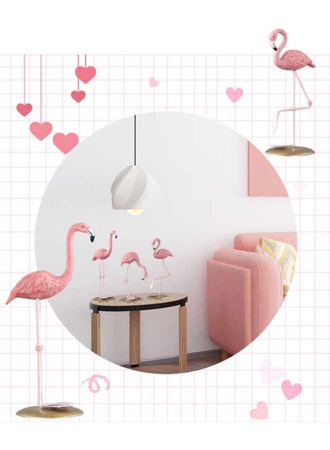 fashionhome 3-Pieces Flamingo Desk Ornaments Pink  - Image 5
